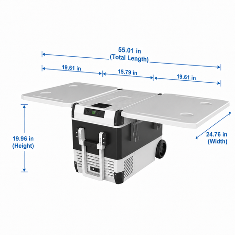 Fridge W — 48QT portable fridge/freezer for Cybertruck and other vehicles