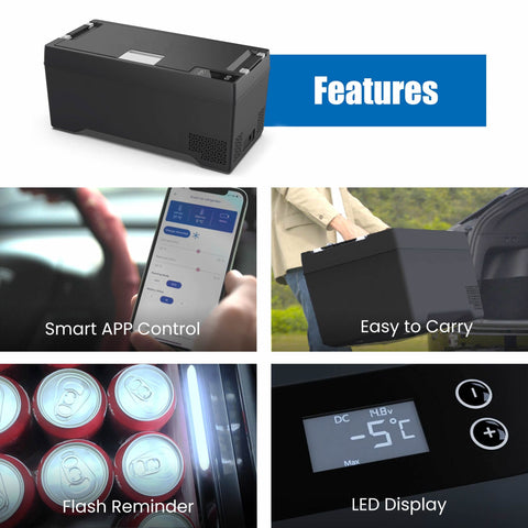 Fridge X — 42QT powered fridge/freezer for Tesla Model X sub-trunk