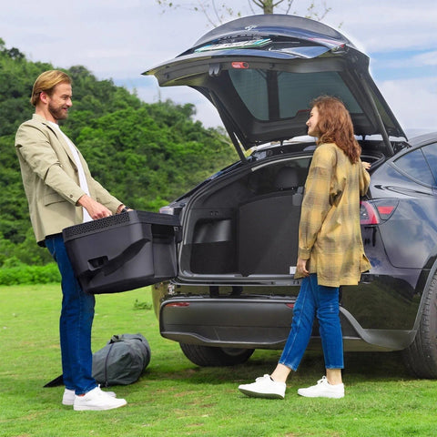 Fridge Y — 36QT powered fridge/freezer for Tesla Model Y sub-trunk